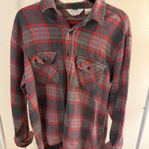 Frostproof Red and Gray Plaid Shirt